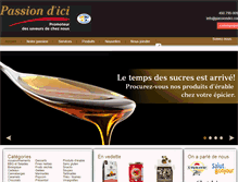 Tablet Screenshot of passiondici.com